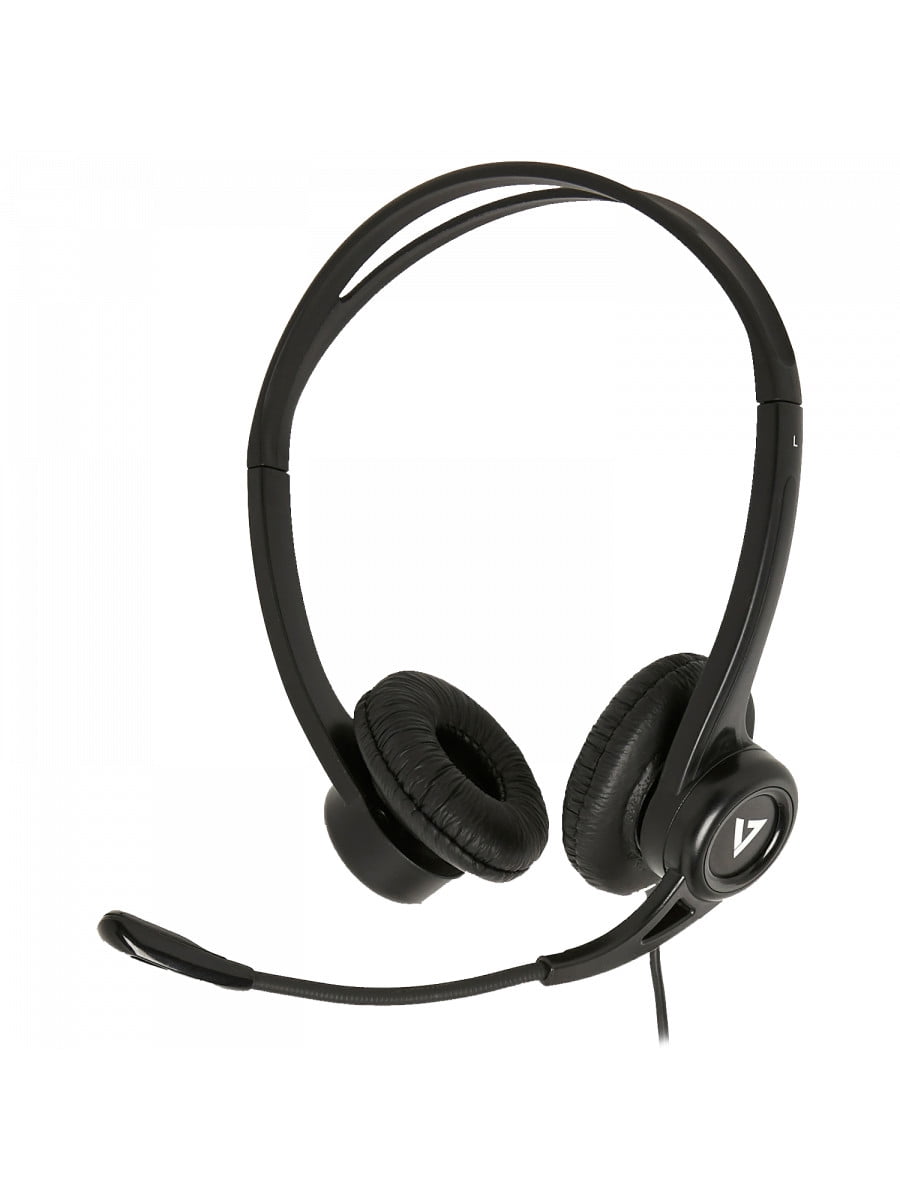 V7 Essentials USB Stereo Headset with Microphone