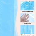 thumbnail image 3 of Uxcell Organza Tulle Fabric Crystal Sheer Silky for DIY Craft Table Runner, Light Blue, 3 of 7