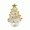 Yellow, variant on Dalxymotic Christmas Tree Tabletop Ornament, Festive Desktop Decorative Figurine, Holiday Winter Celebration Accent, Christmas Home Office Decoration for Desk, Shelf, Mantel