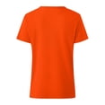 thumbnail image 5 of cocolona Womens Summer Trendy Tops V Neck Zipper Short Sleeve Shirts Dressy Casual Solid Color Blouses, 5 of 6