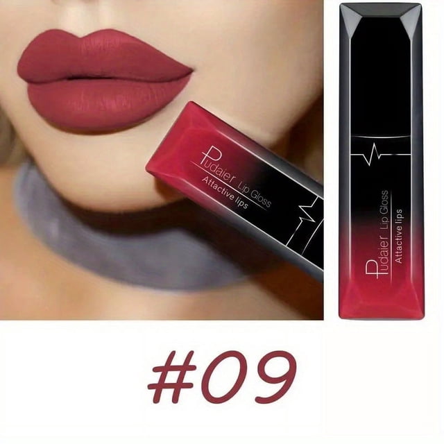Beauty Matte Lip Gloss Lip Gloss Glitter 20 Colors Long Lasting Moisturizing Liquid Makeup Rouge A Levres Mat Cosmetic