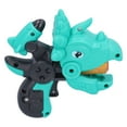 thumbnail image 4 of Juguete de proyección de dinosaurio Ticfox para niños con sonido ligero color verde, 4 of 14