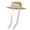 White, variant on Riforla Women Vintage Boater Straw Hat Wide Brim Flat Top Floppy Straw Hat Beach Sun Hats with Chin Strap Brim Womens Hats White