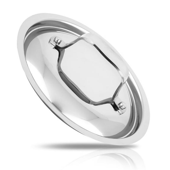 NutriChef  Sturdy and Durable Stain-Resistant 1.5 Quart Kitchen Cookware Saucepot Lid w/ Handle