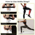 thumbnail image 5 of Resistance Bands Set w/Door Anchor, Handles, Ankle Straps & Bag for Full Body Workout, Fitness & Body Shaping, 5 of 8