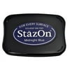 StazOn Solvent Ink Pad Large Midnight Blue