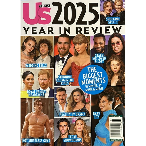 Us Weekly Magazine Issue Year Review 2025