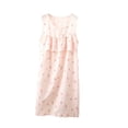 thumbnail image 2 of Taqqpue Plus Size Sleeveless Nightgowns for Women Cotton Soft Knee Length Night Gowns Sleepshirts Loose Fit Sleepwear Dress Casual Solid Color Scoope Neck House Dress Women, 2 of 9