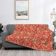 thumbnail image 2 of Fotbe Strawberry Manta de Franela con Estampado, Manta Ultrasuave para Cama, Sofá, Auto, Hipoalergénica y Antibolitas-60"x50", 2 of 6
