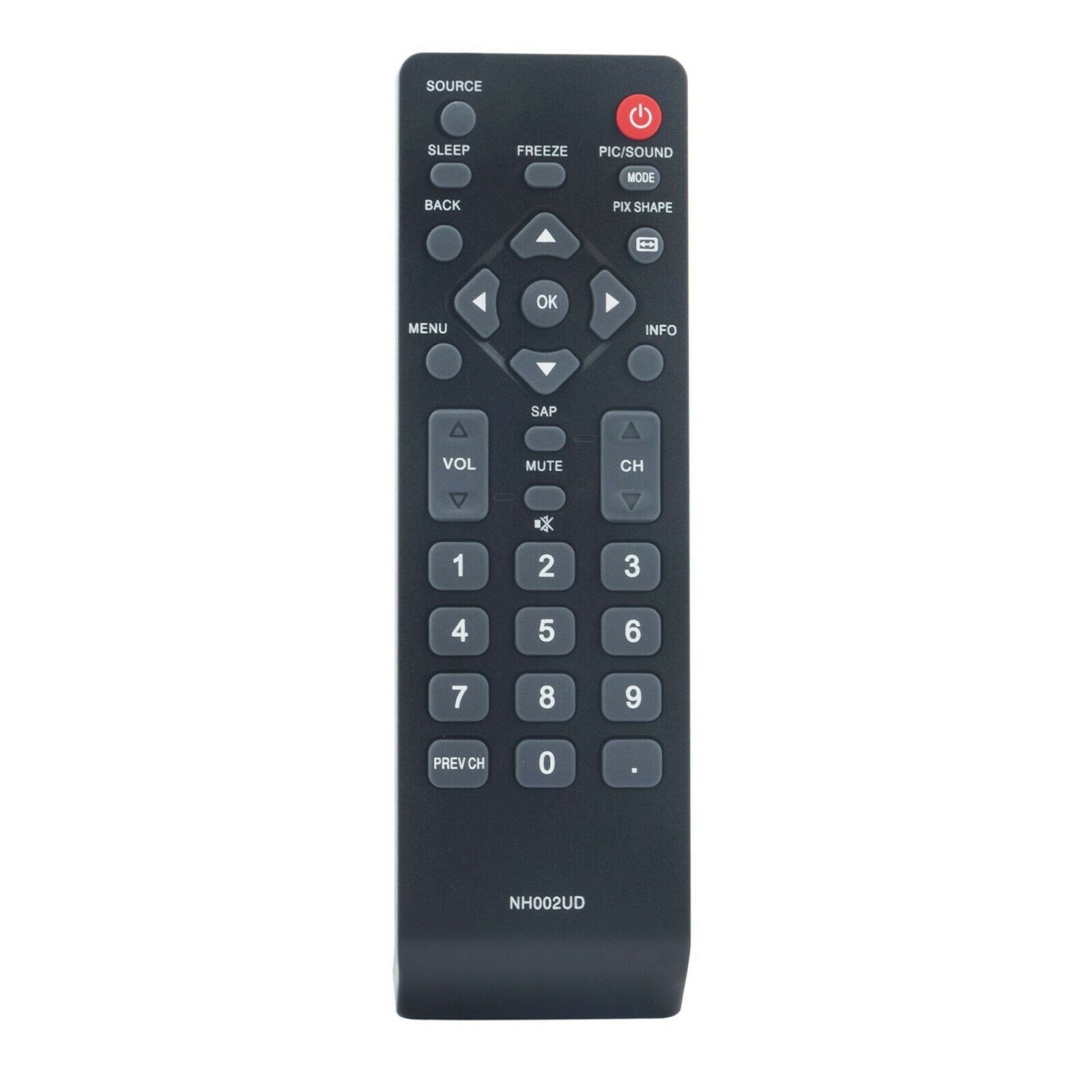 NH002UD Replace Remote for Sanyo TV FW32D06F FW43D25F FW55D25F FW40D36F
