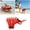 Red Shark Dog Life Jacket, variant on Shark Shape Ripstop Dog Life Jacket, Adjustable Quick Release Buckle Pet Flotation Vest with Strong Buoyancy & Top Rescue Handle, High Visibility Safety Vest for Pool Beach Boating
