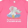 thumbnail image 4 of Inktastic My Meemaw Loves Me to the Moon and Back Elephant Family Boys or Girls Baby T-Shirt, 4 of 5