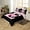 Black Pink, variant on Erosebridal Initial Letter E Duvet Cover Twin, Yellow Bedding Sets Twin Size, Kawaii Bow-tie Reversible Comforter Cover Twin, Lightweight Room Decorative, 2 Pieces（No Comforter）