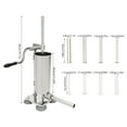 thumbnail image 2 of Stainless Steel Manual Sausage Maker ,3.5L Vertical Meat Sausage Stuffer Machine with 8 Filling Tubes for Professional Commercial Kitchen and Home Use, 2 of 12