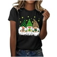 thumbnail image 1 of QIPOPIQ T-Shirts à Manches Courtes pour Femmes à Col Rond St. Patrick's Day T-Shirts Shamrock T-Shirt Chemise Verte T-Shirt St Patricks Day Chemises Tee Hauts Imprimés Chemises des Fêtes T-Shirts Graphiques Aubaines, 1 of 4