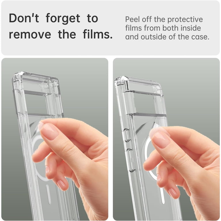 KOMI for Google Pixel 8 Case Liquid Silicone, Soft Rubber Gel Elegant Thin  Slim TPU Matte Smooth Case with Camera Lens Cover for Men Boy, Clear  Magsafe - Walmart.com
