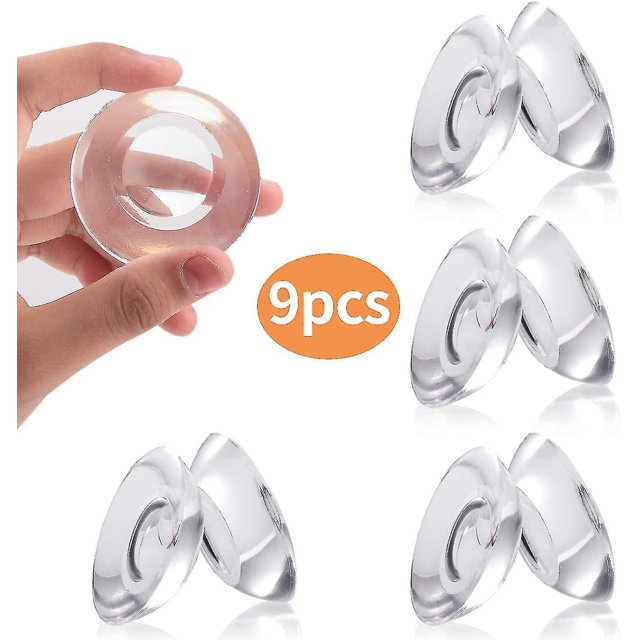 9 Piezas de Perilla de Puerta de Goma Transparente QUANZHOUTIANDI