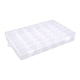 thumbnail image 3 of Caja organizadora de plástico resistente para hilos de bordar y joyas, con compartimentos para guardarlas. 36 celdas, 3 of 9