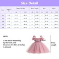 thumbnail image 3 of 1-6T Baby Girls Princess Dress Wedding Party Flower Bridesmaid Dresses, 3 of 5