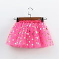 thumbnail image 5 of uublik Girls Mini Skirt Hot Pink with Shorts Tutu Dress Up Clothes Tulle Skirt for Birthday Princess Costume Party Size 3T-8, 5 of 5