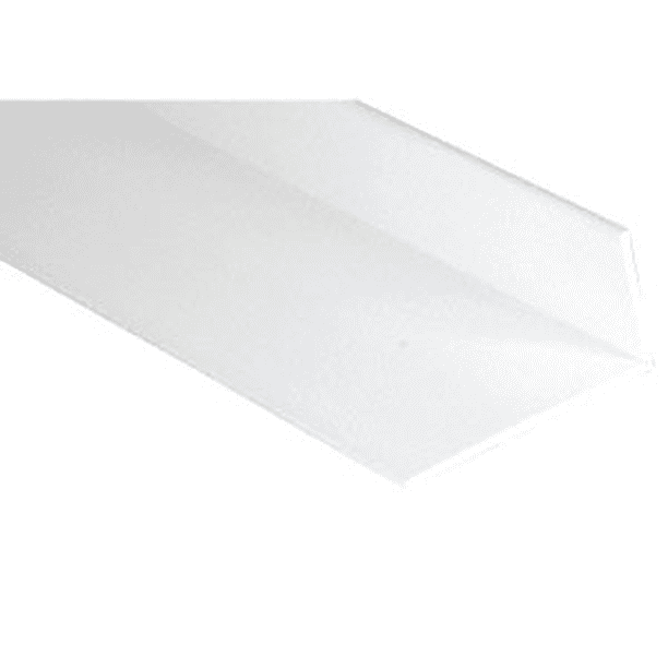 TrimQuick VL21W White 2" x 1" Vinyl 'L' Trim