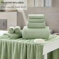 thumbnail image 6 of Green Essen 4 Pack Bath Towels Extra Large 35"x 70"Highly Absorbent Quick Dry Large Bath Towels Oversized Microfiber Bath Sheets Soft Bulk Towels for Bathroom Kitchen Spa Hotel Gym Pet(Green), 6 of 8