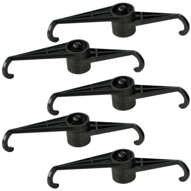 unbranded 5Ud Clips Para Ramificaciones De Plantas En Plástico Negro Para Entrenamiento Y Soporte De Árboles Frutales