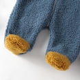 thumbnail image 3 of Mamelucos con capucha de animales para bebés Niños pequeños de una pieza Otoño Invierno Coral Fleece, 3 of 8