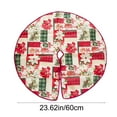 thumbnail image 3 of Christmas Decoration Christmas Tree Skirt Classic Elementals Large Christmas Decor Mat Christmas Tree Bottom Decoration for Holiday Party Indoor Outdoor Decor Christmas Gift 23.62x23.62 inch, 3 of 8