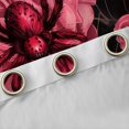 thumbnail image 4 of Feelyou Romantic Gothic Rose Curtains Pack of 2 (42x84 Each), Black Red Spider Curtains Blackout, Happy Valentine's Day Bedroom Curtains, Black Out Curtains Decor, 4 of 6