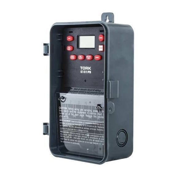 Electronic Timer,24 hr,SPST E101PB