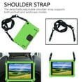 thumbnail image 4 of Dteck Case For Samsung Galaxy Tab A 8.0 SM-T290 (2019 Released) 8 inches, Shockproof Rubber Kickstand Case Heavy Duty Cover with PET HD Screen Protector/Hand Strap/Should Belt/Pencil Holder ,Green, 4 of 6