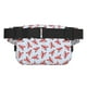 thumbnail image 3 of Fotbe Cartoon Lobsters 1 Cangurera Cuadrada con Estampado de Doble Capa, Bolsa de Cintura Ajustable Mini para Hombres y Mujeres, 3 of 9