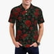 thumbnail image 1 of Balery Roses Camisa Polo de Hombre con Estampado, de Manga Corta y Tejido Medio, Camisa Tipo Golf Polo-Small, 1 of 6