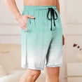 thumbnail image 7 of Bovxnpu Men's Pajama Bottoms Loungewear Sleep Shorts, Men's Striped Loungewear Shorts With Drawstring Elastic Waist For Sleep Gym Home Shorts, 7 of 7