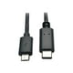 Hi-Speed 6ft USB 2.0 Micro-B USB Type USB Type B -C USB-C 6 ft Câble Mâle vers Mâle 6' - Câble USB - 24 Broches USB-C (M) vers Micro- (M) - USB 2.0 - - Moulé - Noir – image 1 sur 2