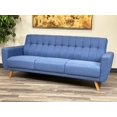 thumbnail image 4 of ViscoLogic MOCA Contemporary New Mid-Century Tufted Style Fabric Upholstered Modern Living Room Sofa, 4 of 4