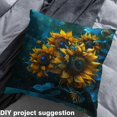 thumbnail image 2 of Castle Fairy Floral Sunflower Fabric by the Yard 2 Yards,Chic Flower Room Decor Fabric by the Yard,Botanical Plants Sewing Fabric,Super Cozy Room Decor, 2 of 6