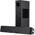 thumbnail image 1 of Computer Speakers with Subwoofer, 2.1 PC Speakers System with Bluetooth 5.4 & 3.5mm Aux-in, 60W  Power, AC Adapter Powered Computer Sound Bar for Desktop PC, Laptop, Monitor, Gaming, 1 of 7