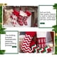 thumbnail image 2 of Toystoory Calcetines de Navidad Bolsas de regalo para niños Calcetines de copo de nieve a rayas de punto Bolsas de dulces Fiesta en casa Árbol de Navidad Kits de decoración para fiestas No.03 Toystoory HA0267-03B, 2 of 6