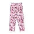 thumbnail image 4 of Goofa Flower Butterfly Printed Soft Pajama Pants for Women, Wide Leg Comfy Casual Lounge Yoga Pants-Large, 4 of 9