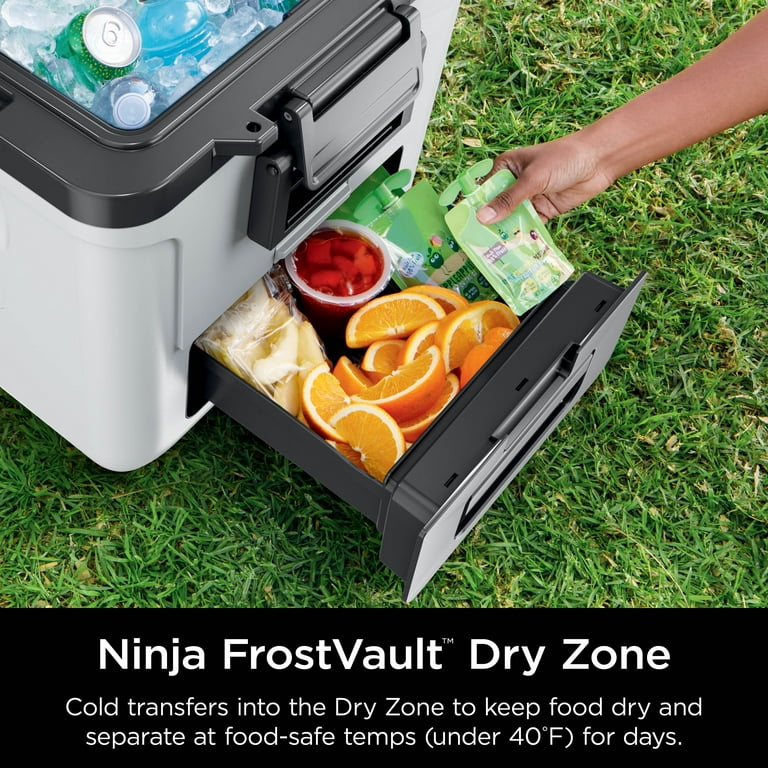 置物 cool with you Ninja FrostVault 30 Quart Wheeled Cooler, White - Walmart.com