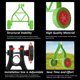 thumbnail image 4 of Ruedas de soporte ajustables MABOTO para cortacésped iones de litio, 4 of 8