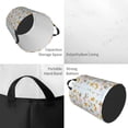 thumbnail image 3 of Uemuo Squirrel In The Forest Pattern Circular Laundry Hamper Basket with handles,Collapsible laundry basket,Large capacity laundry hamper,Laundry Organizer-, 3 of 8