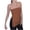 Coffee, variant on Women's Asymmetrical Tube Top - Side Slit Longline Bandeau, Solid Stretch Fitted Crop Top for Effortless Chic Streetwear & Summer Party