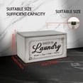 thumbnail image 3 of Dryer Sheets Holder with Lid Rustic Dryer Sheet Dispenser Laundry Lettering Container Laundry Fabric Softener Dispenser Box Room, 3 of 7