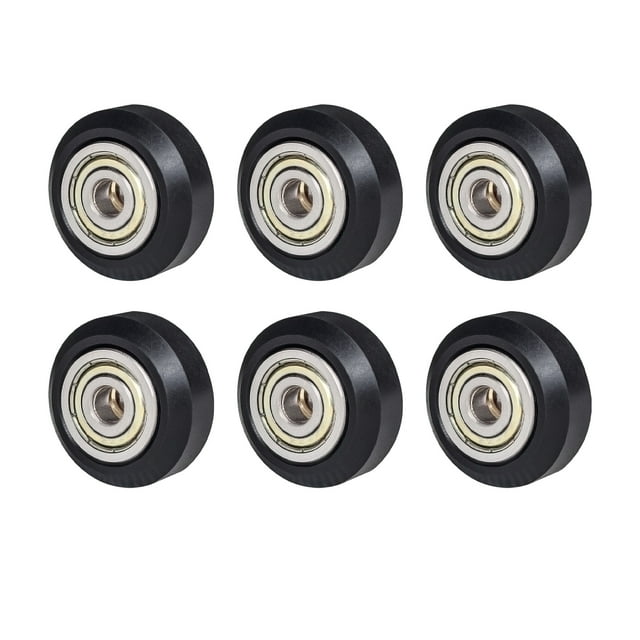 Pulley Wheel,Idler Round Wheel 3d Printer Pom Printer Pom Wheel 625zz Idler Round Wheel 625zz Idler With 3 Cr-10 Compatible With 3 Round Wheel Compatible 6pcs 3d Printer Wheel Compatible With Eryue