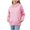 Pink, variant on Domzest Unisex Sweatshirts Casual Long Sleeve Hoodie with Congaroo Pockets Kids Back to School Clothes Boys & Girls Black 110 Age:3-4Y