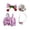 B, variant on 17cm Macaron Doll Charms Fashion Outfit Accessories Set Mini Doll Clothes Decorations Kit For Display And Soft Fabric Cute Party Style Ornaments (Doll Not Included) Journey Girls Dolls French Hyper