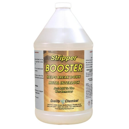 Floor Stripper Booster - High powered solvent blend - 1 gallon (128 (Best Phone Cleaners And Boosters)